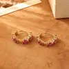 Pendientes Brillantes de Zirconia de Alta Gama con Artesanía Exquisita, Modernos y Elegantes, Accesorios para Orejas de Moda con un Estilo Único de Influencer de Nicho