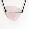 Colgante de Cristal 30mm Cuarzo Amatista Ojo de Tigre Ópalo Collar Colgante DIY Colgante de Cristal Regalo de Cumpleaños