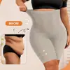 Pantalones de control de abdomen de cintura alta talla grande transfronterizos para mujer, Pantalones cortos moldeadores postparto para levantar glúteos y aplanar el abdomen