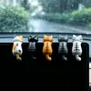 5 tipos de lindas figuritas de gatos acostados, éxitos populares en línea, accesorios interiores de coche Kaiyi, muñecos creativos para escenas de exhibición