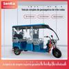 Veículo de Passageiros de Três Rodas para Transporte de Lazer, Triciclo Elétrico para Passeios com Capota, Veículo Elétrico, Veículo a Bateria, Veículo de Três Rodas