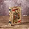 Caja de Almacenamiento Falsa de Libro de Poker Caja de Almacenamiento de Prop de Magia de Libro Artificial Decoración de Acabado para el Hogar Caja de Regalo Adornos