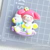 Caballo de Troya Brillante para Montar Sanrio Parchal Dog Accesorios de Resina DIY Pegamento Crema Carcasa para Teléfono Móvil Accesorios para el Cabello Material de Titular