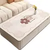 Toalha de Mesa, Sem Lavagem, Impermeável, À Prova de Óleo, Resistente ao Calor, Tapete de Mesa de Silicone, Luxo Leve, Sensação de Alta Qualidade, Estilo Fresco, Tapete Retangular para Mesa de Centro