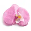 Grampo de Cabelo Orquídea Borboleta Simulada Flor Cabeça DIY Decoração de Casamento Buquê de Casamento Flores Artificiais Acessórios Feitos à Mão
