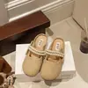 Sandalias Cerradas Estilo Hada Coreano para Mujer, Sandalias Slip-On Versátiles, Nuevas Pantuflas Versátiles Verano 2026