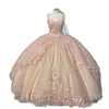 Vestido de Gala Rosa Brillante Estilo Hada Ceremonia de Mayoría de Edad 2026 Nuevo Estilo Tirantes Finos Lentejuelas Vestido de Gala Tul Fiesta Vestido de Noche