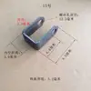 Componente de suspensión de hierro en forma de U con soporte para rueda giratoria, diámetro del agujero para tornillo 12 mm, ranura para barra de dirección de remolque, accesorios para barandilla de carrito