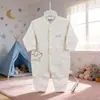 26 Roupas de Bebê Primavera e Outono Macacão de Bebê Algodão Sem Costura Bordado Roupas de Bebê Macacão de Lua Cheia Macacão de Engatinhar