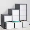 Caja de Tarjetas Archivador Colgante A4Fc Archivador Vertical de Documentos Archivador de Metal Tipo Cajón Resistente a Caídas Engrosado Almacenamiento Antirrobo