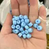 Atacado DIY multi-color 6*8mm contas barril contas de vidro pier jade falso pulseira de neve acessórios de joias contas soltas