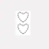 Adesivo de Tatuagem Coração de Videira Linha Minimalista, Design Estilo Floresta, À Prova d'Água, Resistente ao Suor, Não Refletivo