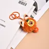 Chaveiro Pingente Capivara Colorida Sino Pom-Pom Decoração de Bolsa Ornamentos Presente para Estudantes Venda por Atacado