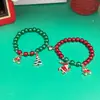 Europeo y Americano Transfronterizo Más Vendido Navidad Pareja Masculina y Femenina Mejor Amigo Amistad Pulsera Magnética Colorida con Cuentas Elegante Versátil