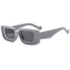 Gafas de Hip-Hop de Marco Grueso Estilo Europeo y Americano de Nicho, Gafas de Sol para Fotografía Callejera para Mujeres, Gafas de Sol Cuadradas de Moda Personalizadas para Hombres