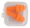 Venta Directa de Fábrica Tapones de Oído de Silicona para Natación Forma de Árbol de Navidad Sin Hilo Impermeables Tapones para Oídos para Baño y Natación Aislamiento de Sonido Resina de Tres Capas