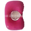 Suministros de Fábrica Almohada Inflable de PVC, Almohada de Forma de U Afelpada, Almohada Inflable para Dormir Roja para Viajes y Hogar, Tamaño del Diseño
