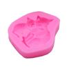 Lindo molde de silicona para gato madre e hijo, molde para decoración de pastel de azúcar, chocolate, molde para hornear DIY