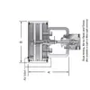 Válvula de Agulha Pneumática Parker Autoclave - Fechamento por Gás - Série 30Sc/43Sc 30Sc16-Hc2S