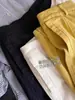 Shorts Blancos de Algodón Tencel Estilo Old Money para Mujer, Versión Delgada de Verano, Pantalones Rectos Anchos de Cinco Puntos para Petite, Pantalones Sueltos de Largo Medio para Ropa de Exterior