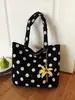 Bolso de Lunares Transfronterizo para Mujer, Nuevo Estilo Coreano 2026 Bolso de Mano de Gran Capacidad, Bolso de Hombro Versátil de Moda Bolso Tote