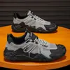 Zapatos de Hombre Papá Primavera y Otoño Malla Transpirable Zapatos de Senderismo Hombre Antideslizantes Resistentes al Desgaste Zapatos de Senderismo para Exteriores Zapatos Deportivos Casuales