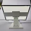 Tienda de té con leche restaurante de comida rápida caballete de exhibición de caja de luz de vidrio tamaño A3 soporte ajustable para computadora de 14-24 pulgadas