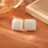 Brincos Geométricos Foscos Exquisitos, Modernos e Simples, com um Toque de Luxo, Brincos Tendência e Únicos, Brincos Versáteis para o Dia a Dia para Mulheres