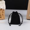 Secador de Cabelo para Headset Bolsa para Guardar Joias Flip Tecido de Veludo Bolso com Cordão Saco da Sorte Bolso para Presente