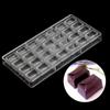 Molde de Chocolate de Plástico Duro PS Molde de Cubitos de Hielo Rosa Herramientas para Hornear Gelatina 3D Disponibles en Varios Estilos