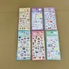 Pegatinas de Cristal Estéreo 3D, Decoraciones Lindas de Dibujos Animados para Cuaderno, Pegatinas en Relieve Creativas para Niños, Pegatinas Lindas Impermeables