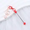 Nuevos Accesorios de Hebilla Colgante Diaria de Metal con Forma de Nota Dibujos Animados Colgantes de Cuentas DIY Accesorios de Decoración Festiva para Mochilas