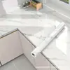 Recomendar pegatina de mármol impermeable y a prueba de aceite autoadhesiva papel tapiz de renovación PVC pared resistente a altas temperaturas fondo de pared de cocina