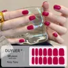 Adesivos para Manicure em Gel Sem Luz de 14 Dedos Popular na Temu Transfronteiriça Adesivos de Unha à Prova d'Água de Longa Duração