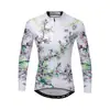 Ropa de Ciclismo de Otoño Xingheng para Mujer Nueva Ropa de Ciclismo Transpirable y Pantalones Ropa de Ciclismo Estampada Tops Largos