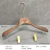 Tienda de Ropa Específica para Mujer, Perchas Antideslizantes de Resina de Gama Alta, Set de Perchas de Madera sin Costuras, Logo al por Mayor