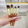 Set de brochas de maquillaje para mejillas, iluminador y ojos de ardilla con pelo de flor, Brochas de maquillaje de pelo animal Cangzhou, Brochas para difuminar sombras de ojos y maquillaje de detalle