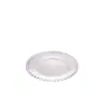 Mesa de centro para sala de estar del hogar Plato de frutas secas Adornos creativos de celebridad de Internet Caja de dulces Plato de bocadillos de vidrio Plato de bocadillos transparente