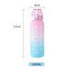 Taza Perfumada, Taza de Agua Divertida y Creativa, Tacto de Alta Gama en Tritán, Verano Estudiante y Deportes Infantiles, 0 Azúcar, 0 Calorías, Popote, Ligera