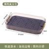 A5L Bandeja para Té Bandeja Entrada-lujo Hogar Pequeña Bandeja de Drenaje Bandeja de Té Sala de Estar Mesa de Café Taza de Té Taza de Agua Rectangular Agua