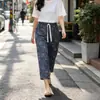 Calças Pantalona Tendência 2026 Algodão Seda Calças Cropped Versátil para Casa e Uso Externo Muitos Padrões Atacado