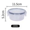 PP Grado Alimenticio Estilo Camping Puesto Microondas Grado Alimenticio Muestra de Comida Refrigerador Almacenamiento Almacenamiento Fresco Lonchera
