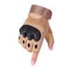 Guantes de montar tácticos de medio dedo para hombre, resistentes, transpirables, resistentes al desgaste, guantes tácticos protectores antideslizantes para ciclismo.