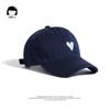 Gorra de trabajo japonesa retro sencilla con parte superior suave y bonita con parche, gorra de béisbol con visera para mujer, estilo Hong Kong, ameikaji, protección solar para hombre