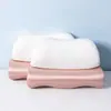 Nueva Almohada de Tracción Combinación Dos en Uno Almohada de Espuma Viscoelástica Segmento de Protección del Cuello Almohada Tricolor Segmentada Núcleo de Almohada de Rebote Lento Cero Presión