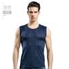 Chaleco de malla para hombre de verano ropa interior deportiva para hombre base deportiva para hombre camiseta interior blanca pura chaleco de seda de hielo para hombre al por mayor