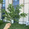 Nueva colección de plantas verdes artificiales, plantas verdes falsas para decoración de bodas y del hogar, al por mayor
