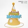 Envío Gratis Empaque Individual Sombrero de Cumpleaños Sombrero de Fiesta Sombrero Puntiagudo Sombrero de Fiesta para Bebés y Niños Sombrero para Pastel