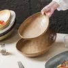 Vajilla de Cerámica Rústica Retro Estilo Japonés para Restaurantes y Hoteles, Tazones para Postre, Tazones para Sopa, Tazones para Pasta, Tazones de Alta Estética Esmaltados en Horno