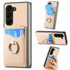 Para Samsung Zfold4 Funda de Anillo para Teléfono Funda para Teléfono Fold5 Fold3 Resistente a Caídas 2 en 1 Todo Incluido Resistente a Caídas